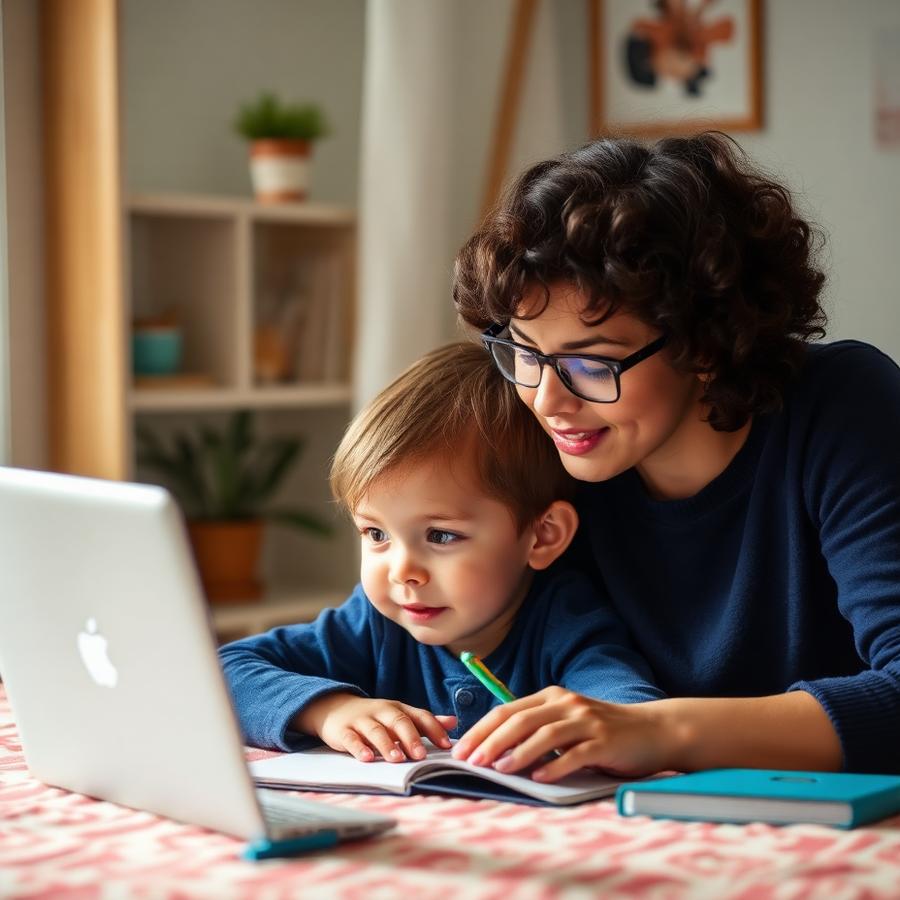 Aula de sistemas para niños
